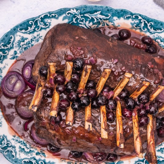 Rack of venison with blueberry balsamic sauce Fresh NZ 2